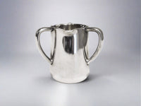 Vintage Silver Soldered Creamer Pitcher 1959 Hotel Military RR Silver