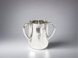 Vintage Silver Soldered Creamer Pitcher 1959 Hotel Military RR Silver