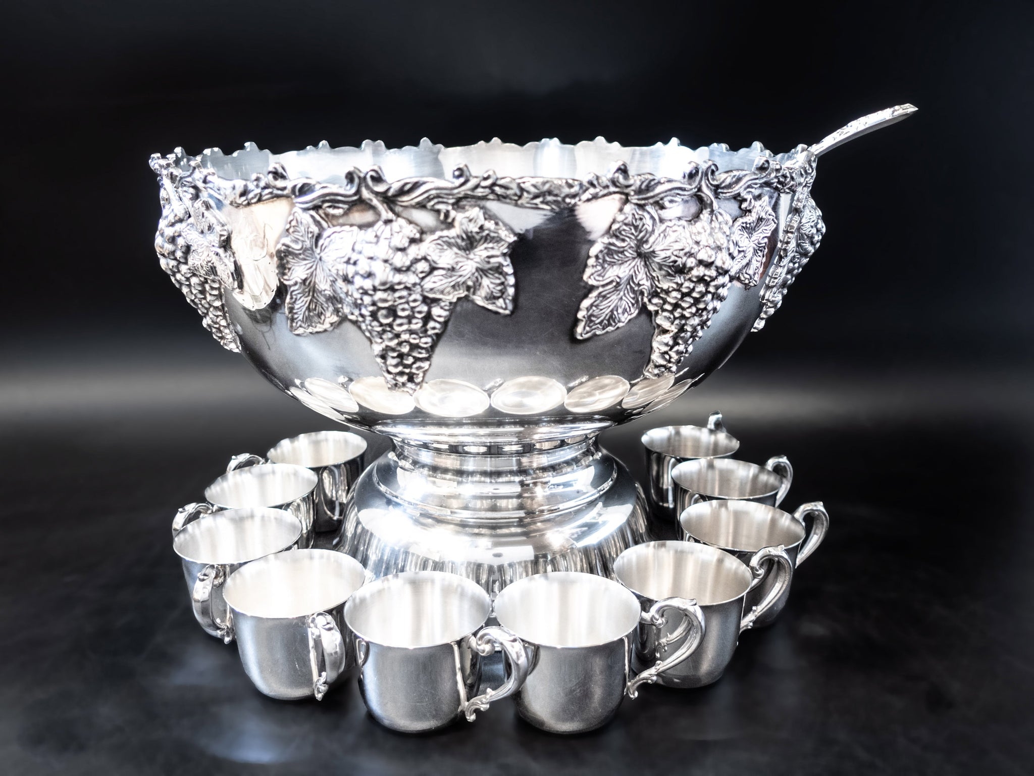 XLarge Crystal Ice or Punch factory Bowl