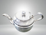 Large Silver Soldered US Navy Teapot WWII Officer's Mess USN