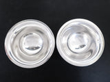 Set Of Two Silver Soldered Bowls By Wallace