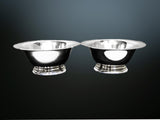 Set Of Two Silver Soldered Bowls By Wallace