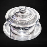 Antique Silverplate English Biscuit Box Circa 1890s