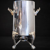 Large Vintage Silver Plate Coffee Urn 75 Cups Hot Water Dispenser Tea Urn