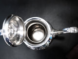 Vintage Silver Plate Coffee Pot Regent Chased Reed Barton With Dust Cover Coffee & Tea Sets