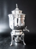 Vintage Silver Plate Samovar Urn Coffee Tea Warmer With Burner Coffee & Tea Sets