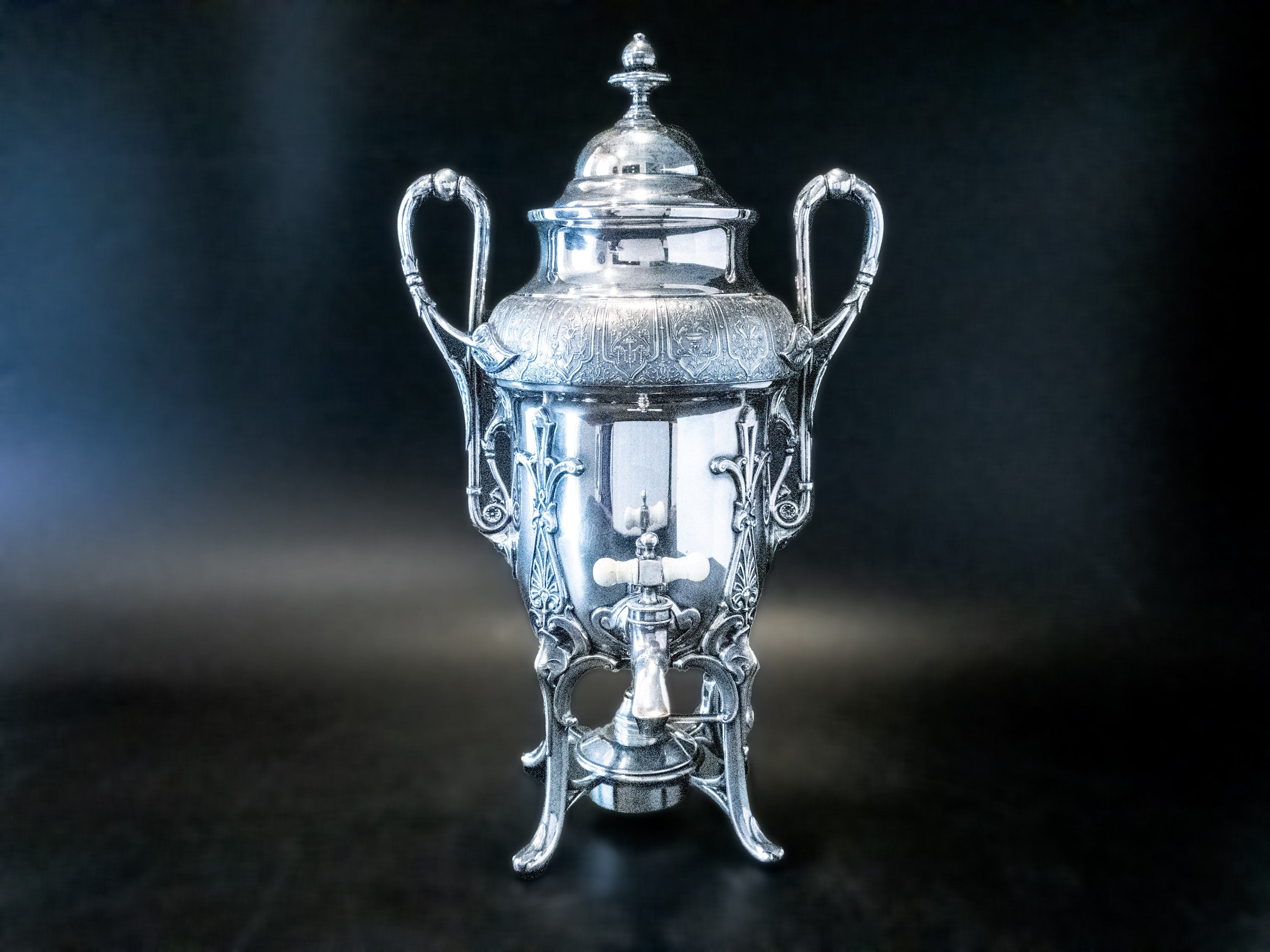 Antique Silver Plate Coffee Urn Hot Tea Dispenser Samovar – InventifDesigns